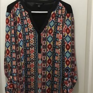 Woman pattern blouse